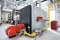 Na obrázku je kotol Vitoplex 300 s výkonom 1950 kW v logistickom centre spoločnosti Kiesel GmbH.